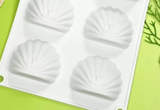 Dorica 8 Cavity 3D Seashell Design Pudding Mousse Mould DIY Candy Chocolate Silicone Mold Cake Decorating Tools Kitchen Bakeware