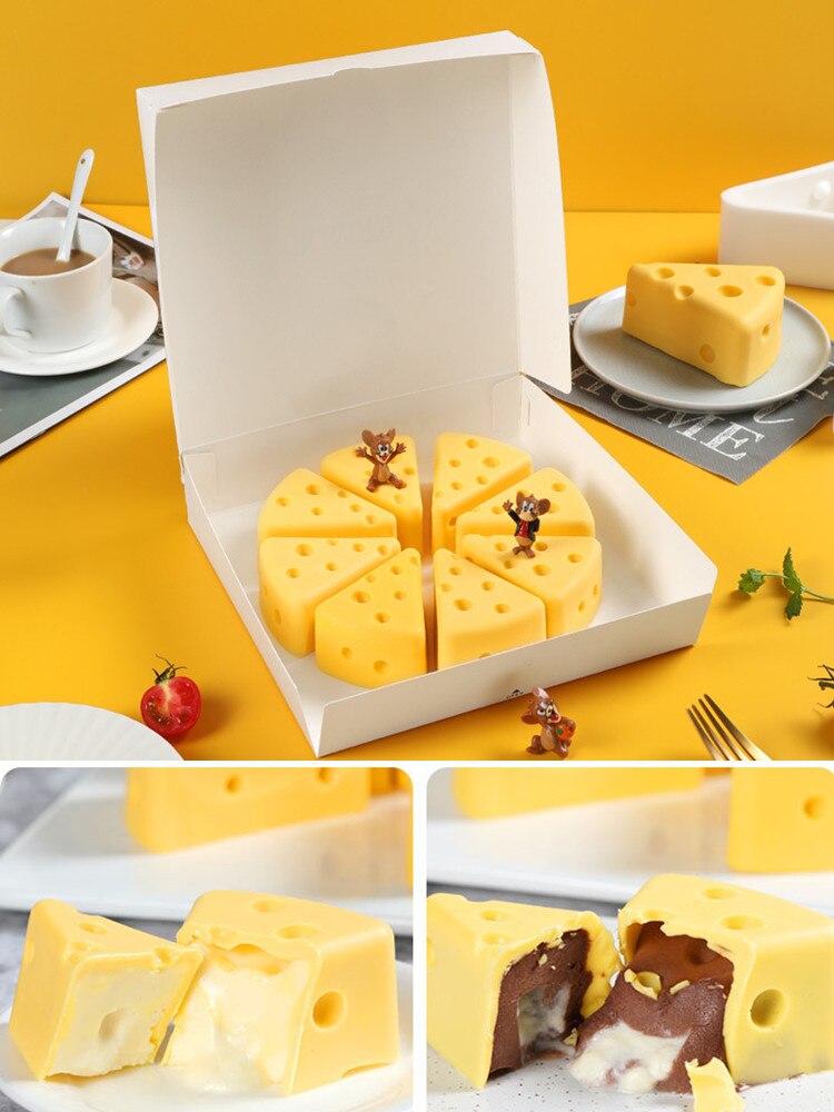 Cheese Shaped Mousse and Cake Mold