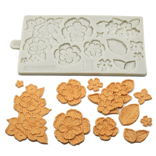 Brush Embroidery Mould for Cake Decorating