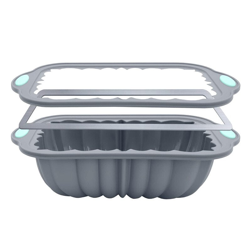 Fluted Silicone Design Loaf Pan