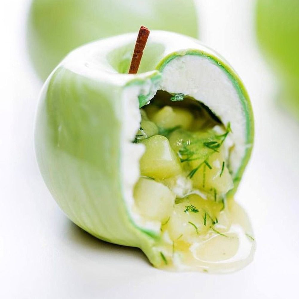 Apple Fruit Silicone Mold 6 Cavity
