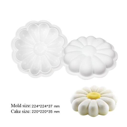 Large Flower Silicone Mousse & Cake Mold